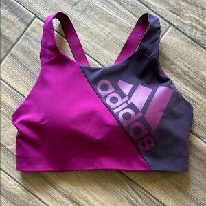3/$15 Adidas Purple and Black Sports Bra
